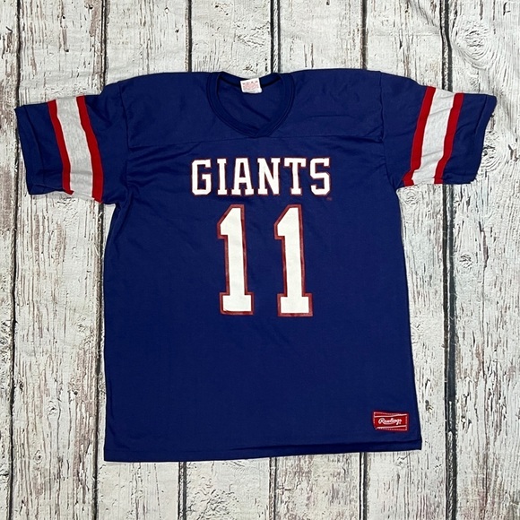 Vintage 80s Phil Simms New York Giants Rawlings NFL Football 1980s Tshirt - Picture 1 of 7